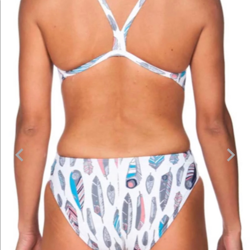 Arena swim white feather Challenge MaxLife suit 28
